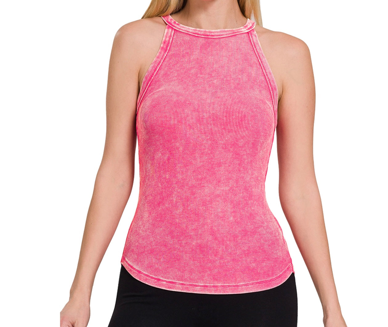 Washed Ribbed Tank