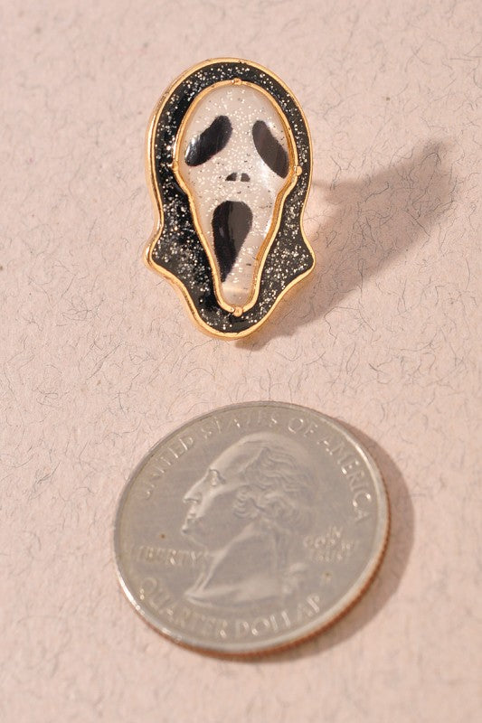 Ghost Face Earrings
