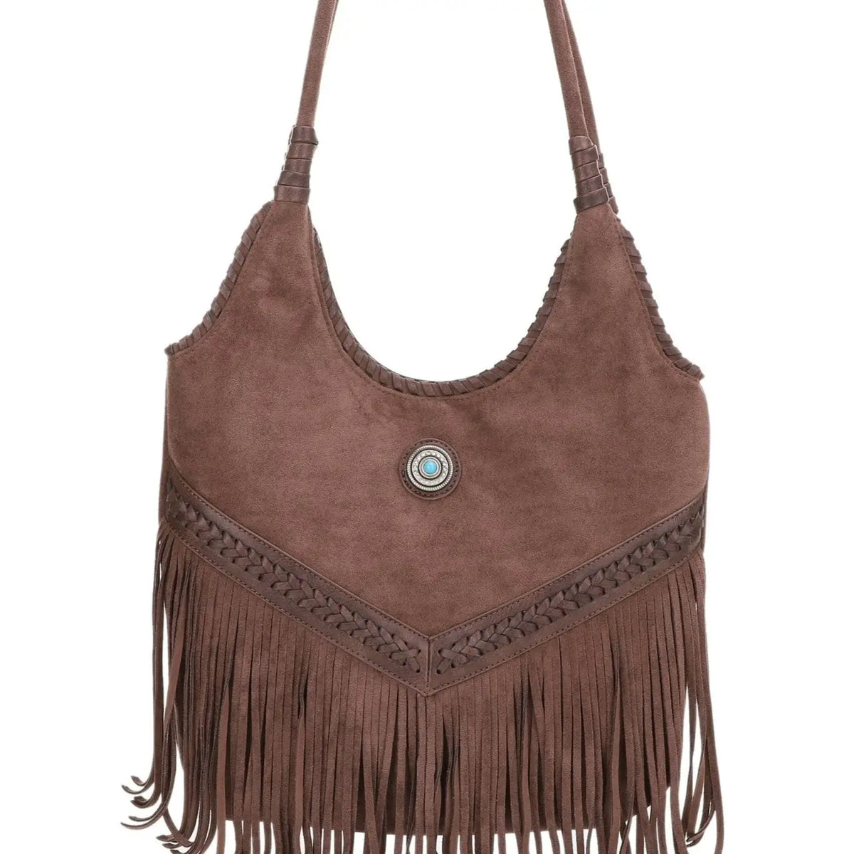 Fringe Design Shoulder Hobo Bag