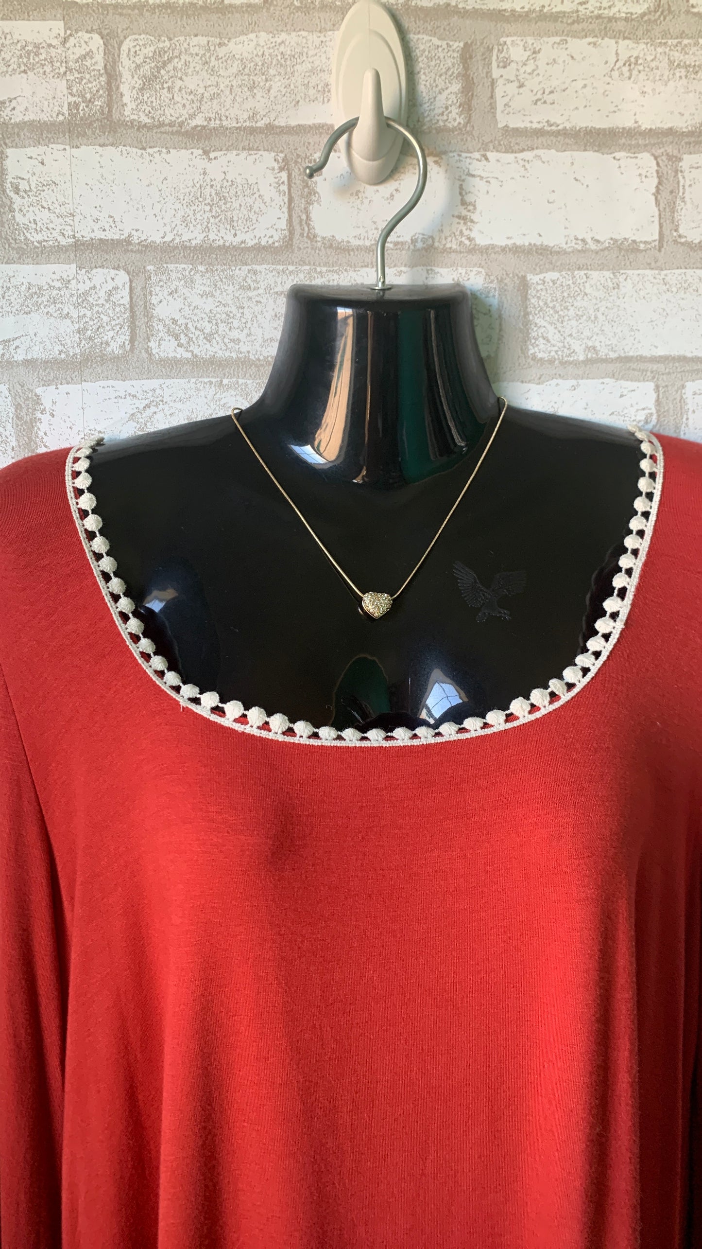 Lace Detail Long Sleeve Top