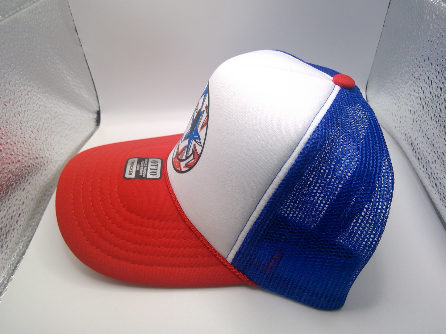 Stars Smiley Face Trucker Hat