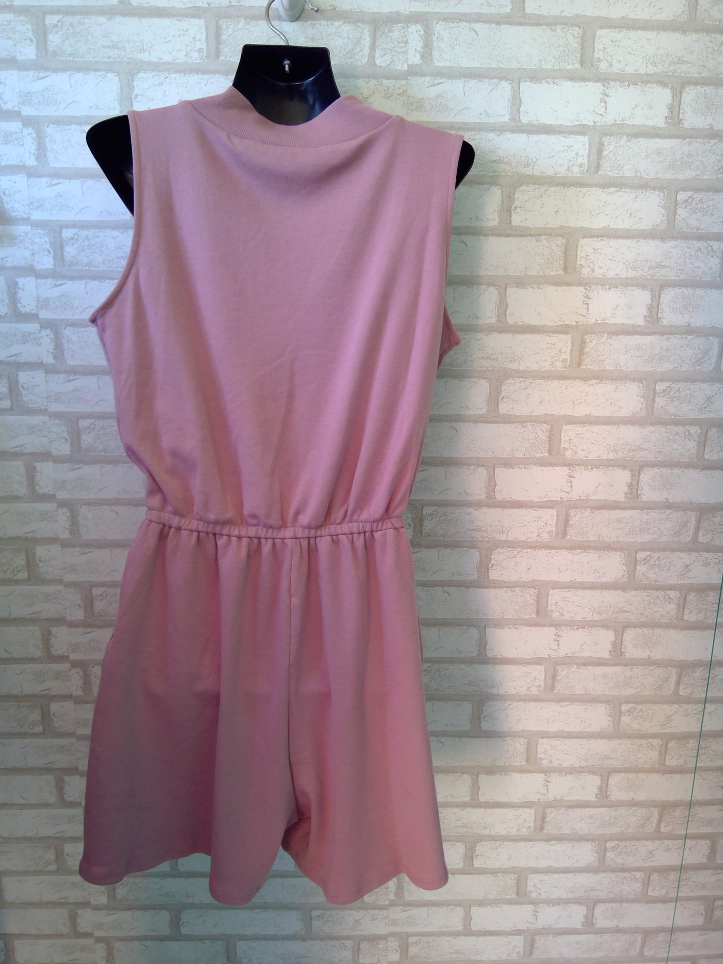 Sleeveless Cotton Short Romper