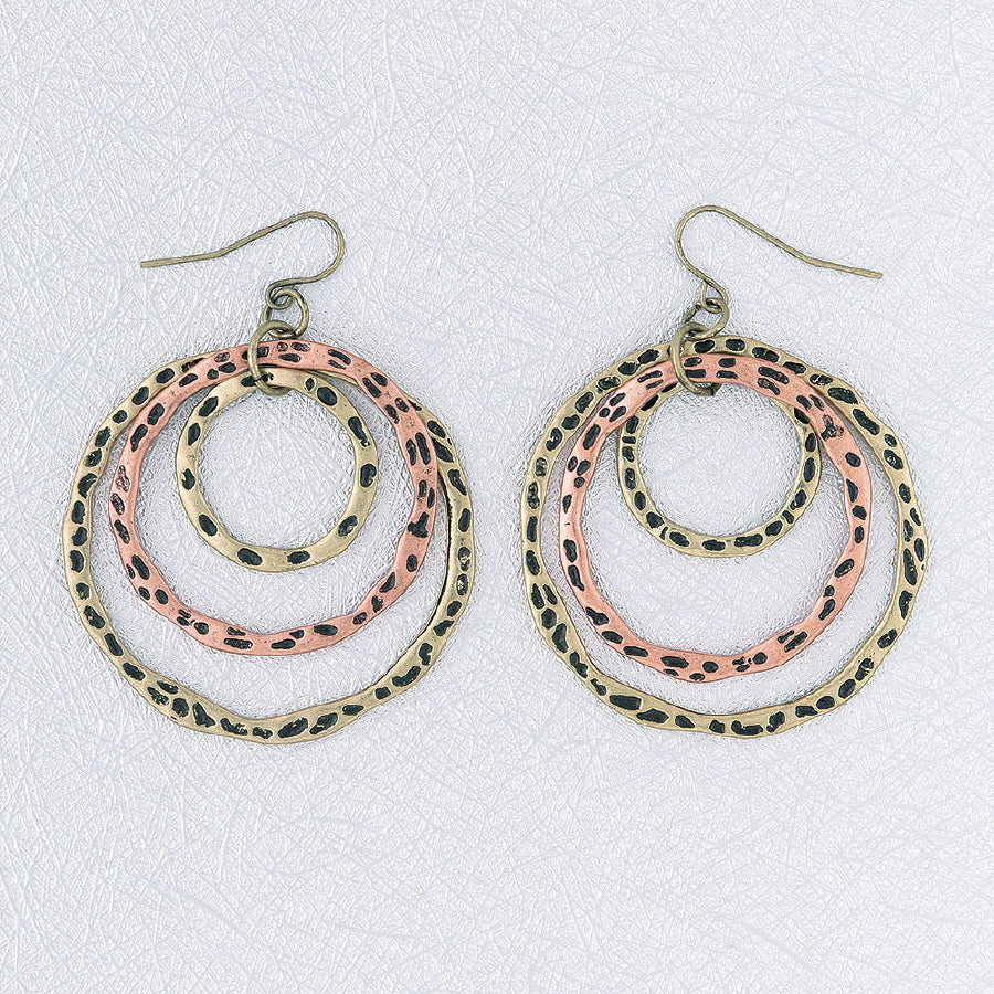 Maren Elena Triple Hoop Earrings - Meraki B Shop