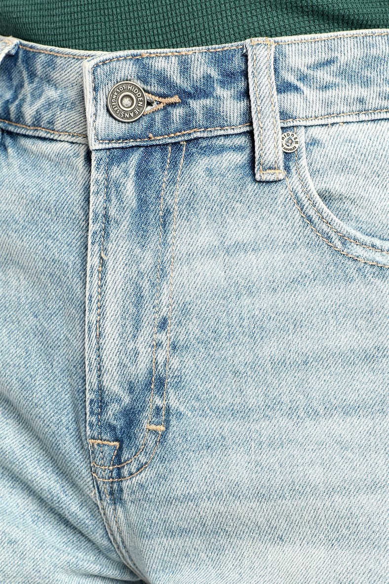 Tracy Light Wash Classic Cropped Straight Leg Jeans