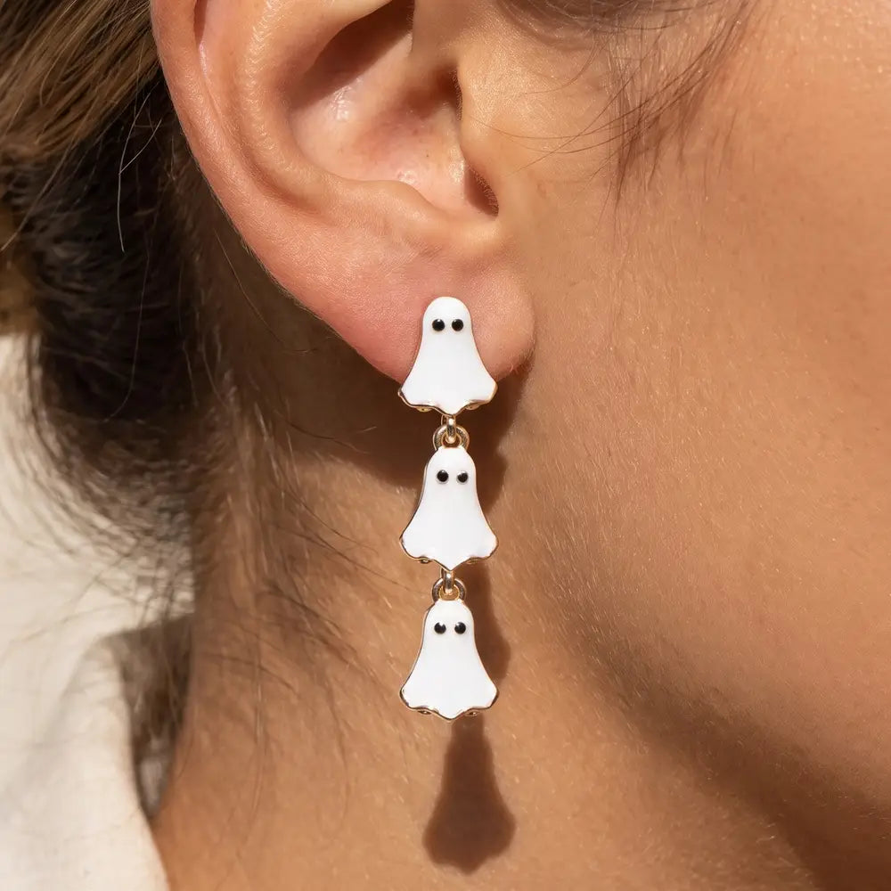 Ghost Charms Dangle Earrings