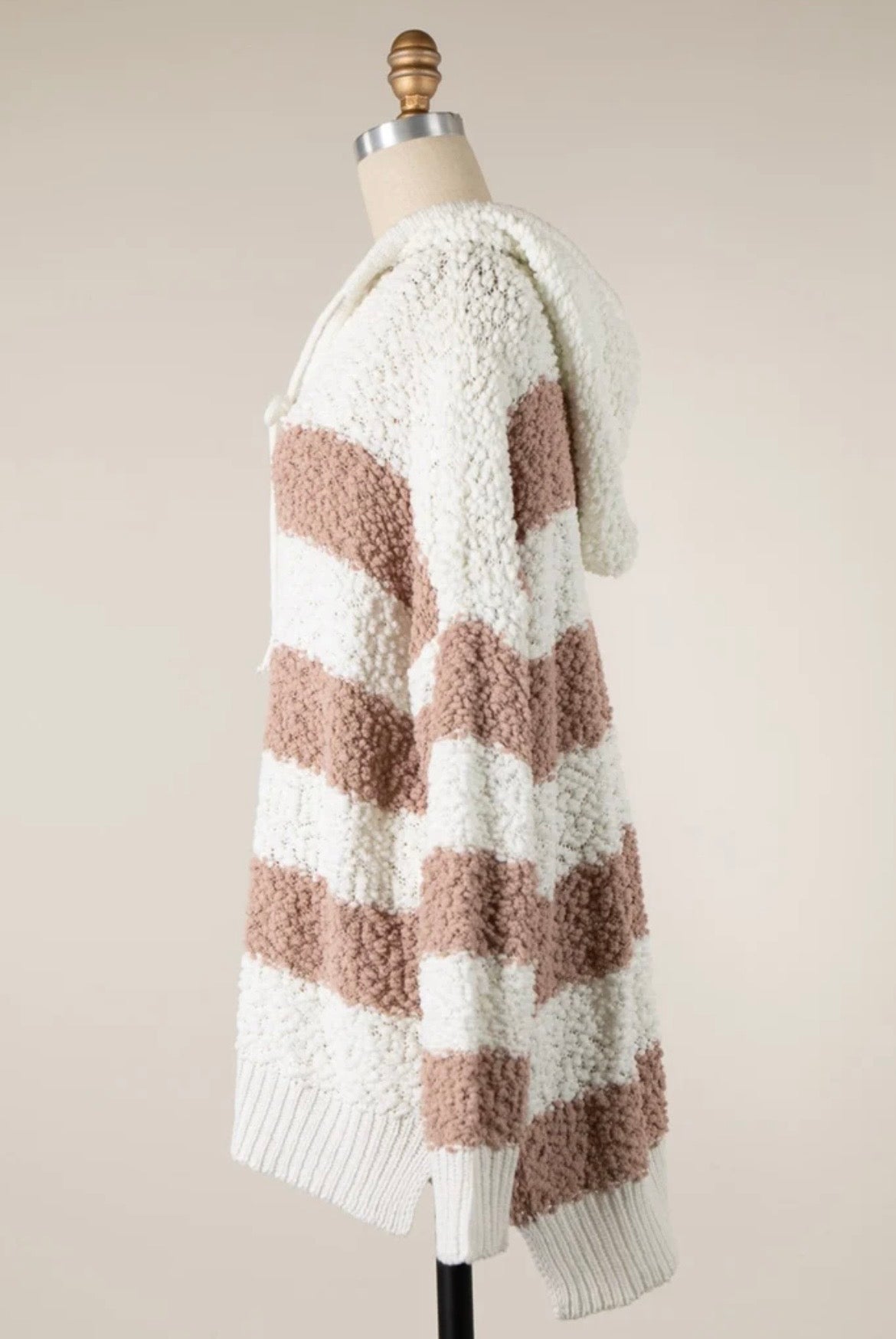 Stripe Popcorn Hoodie