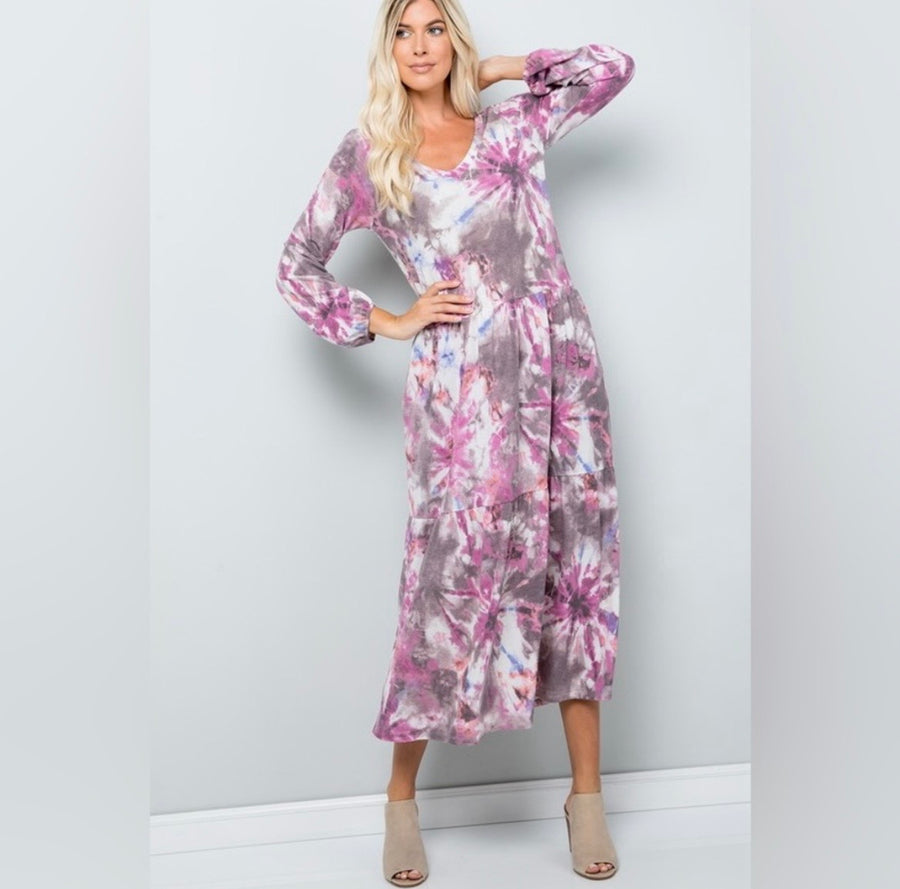 Tie Dye Dress with pockets