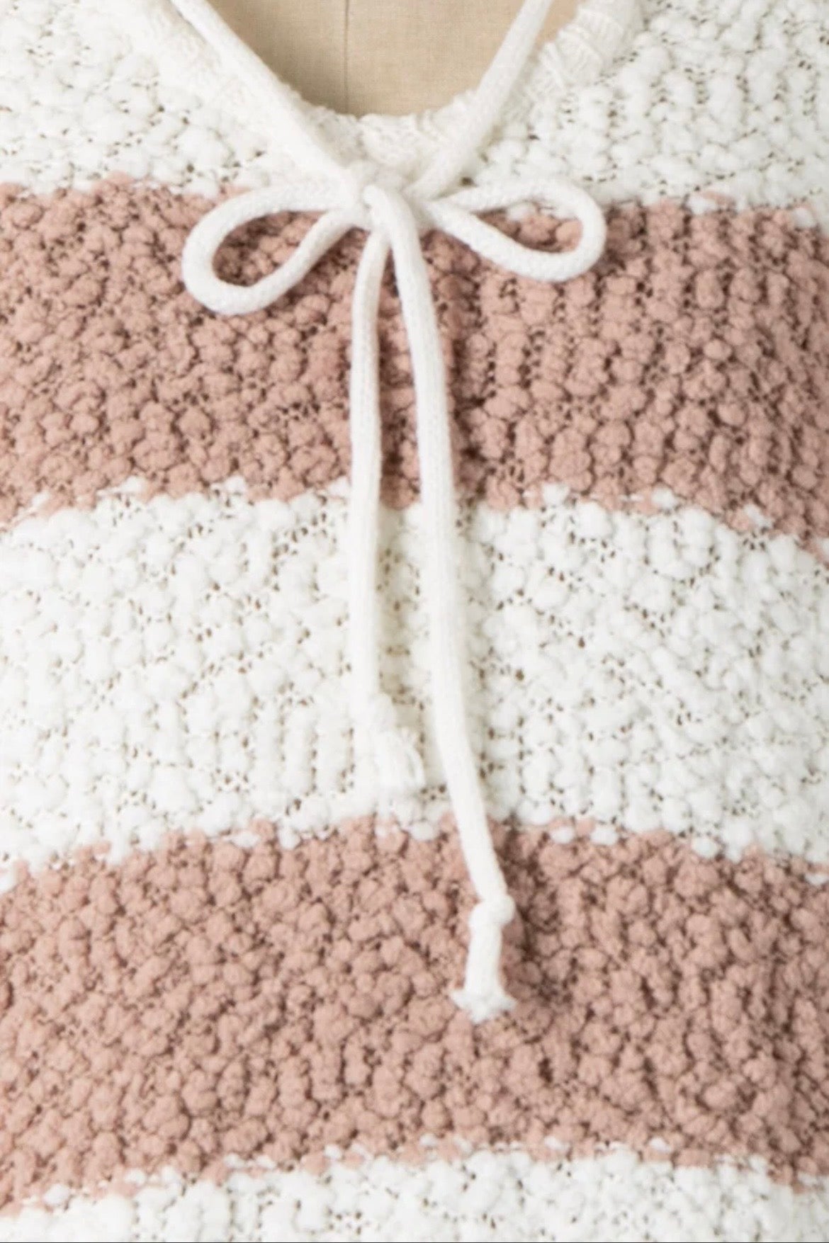 Stripe Popcorn Hoodie