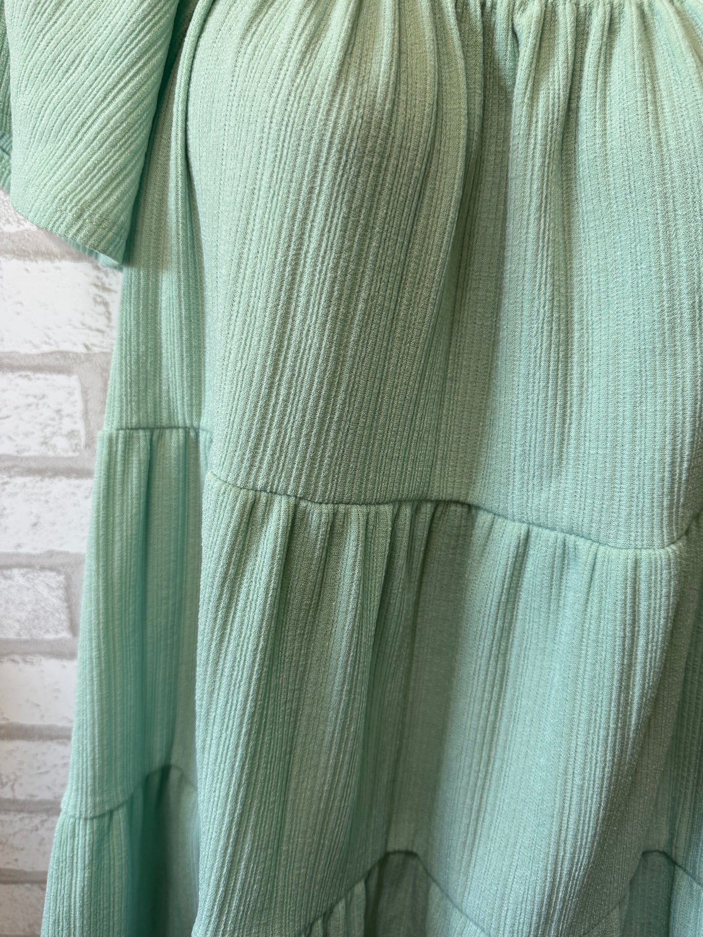 Mint Tiered Top