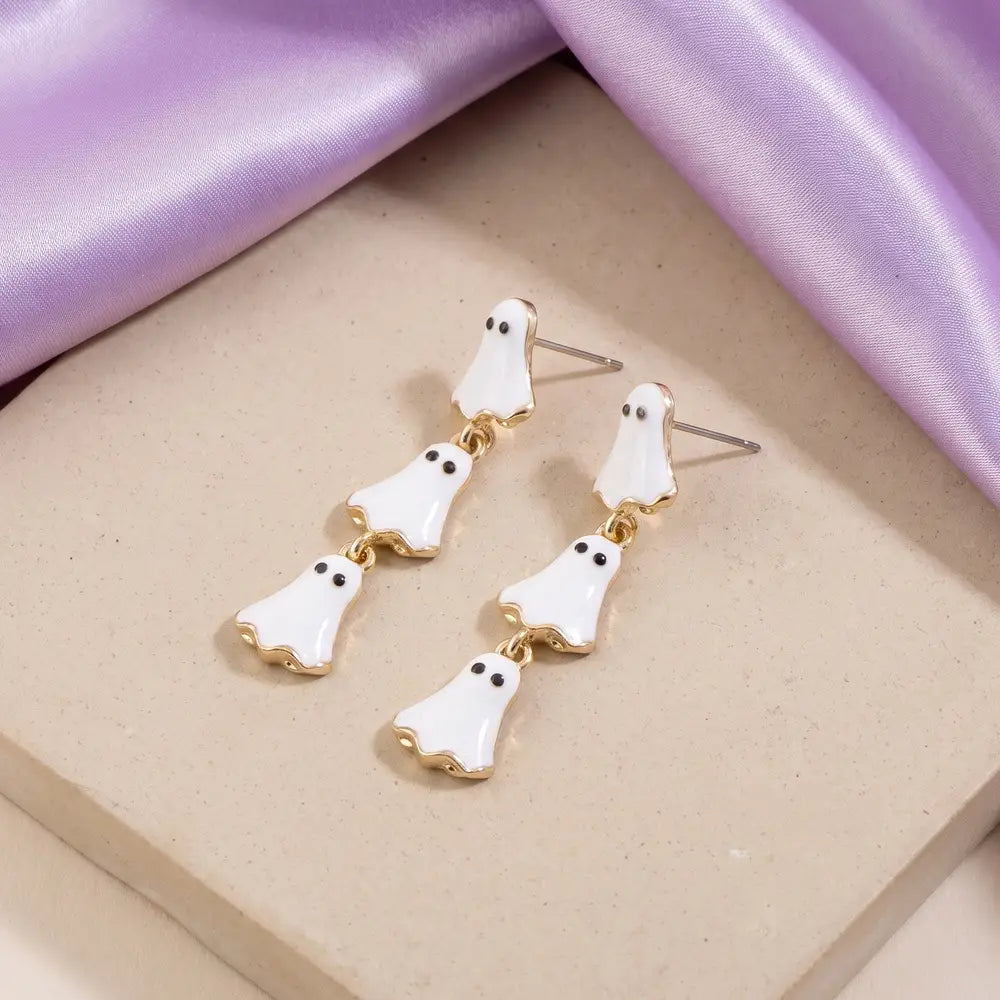 Ghost Charms Dangle Earrings