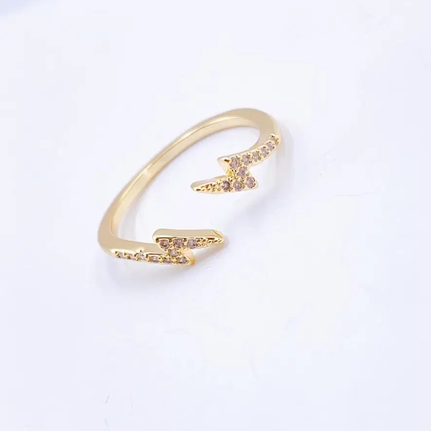 Lighting bolt ring