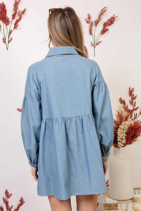 Denim Mini Dress