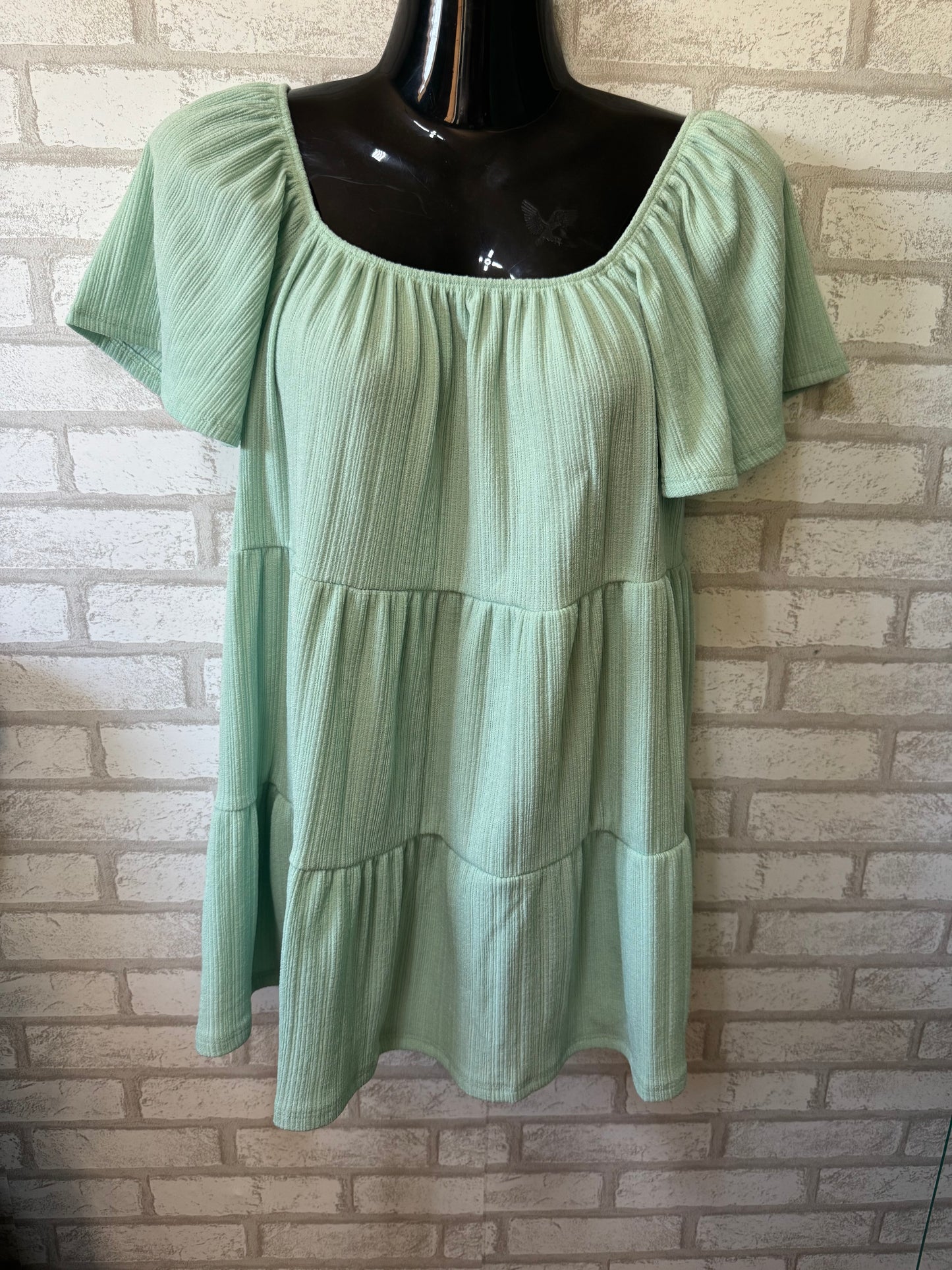 Mint Tiered Top