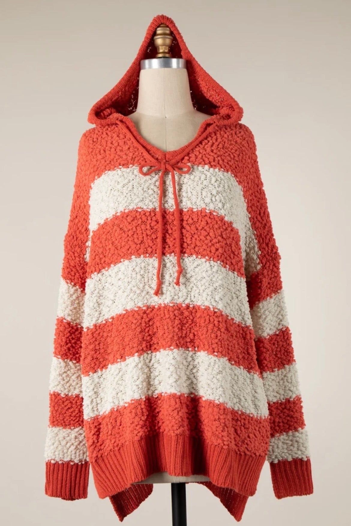 Stripe Popcorn Hoodie