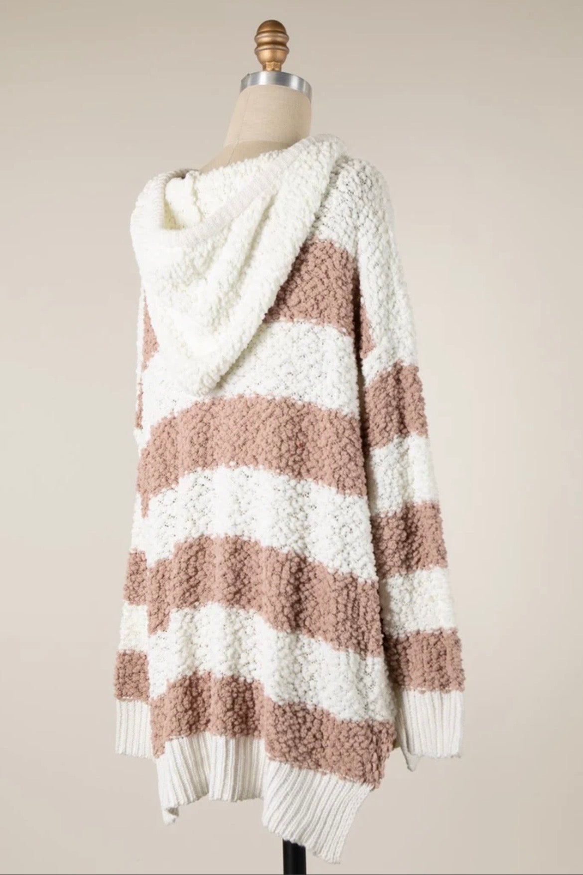 Stripe Popcorn Hoodie