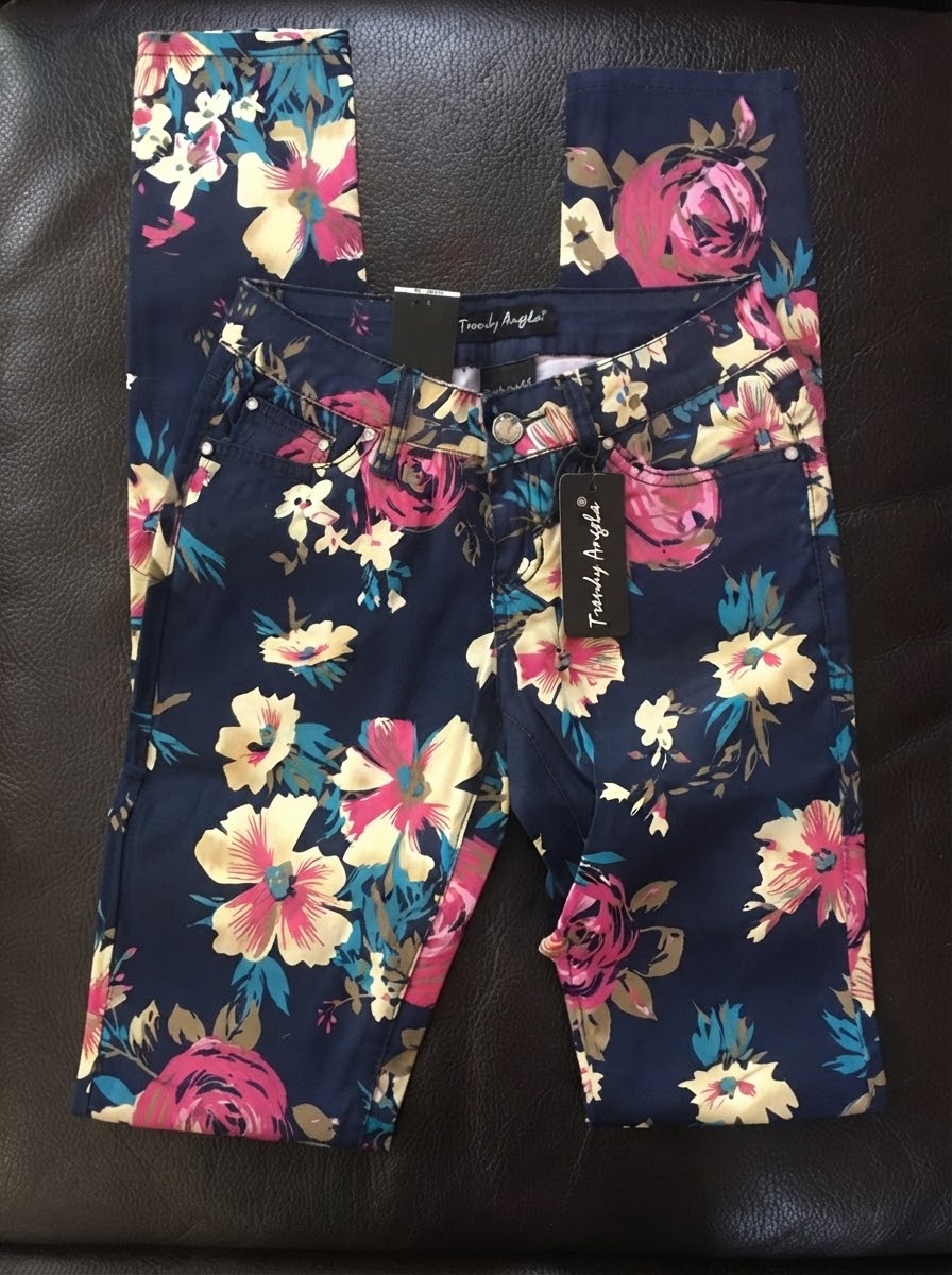 Trendy Angela Junior Floral Ankle Pants