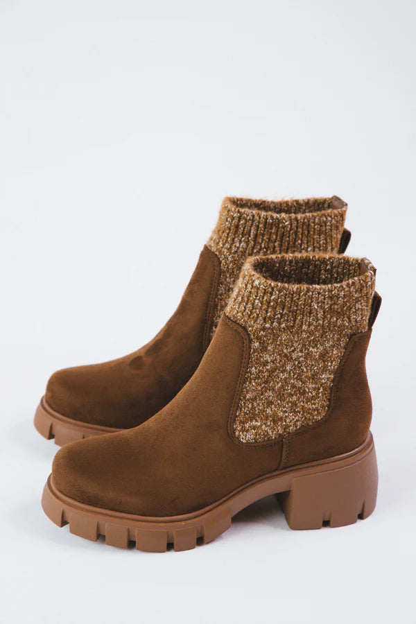 Zordy Sweater Knit Chelsea Boots