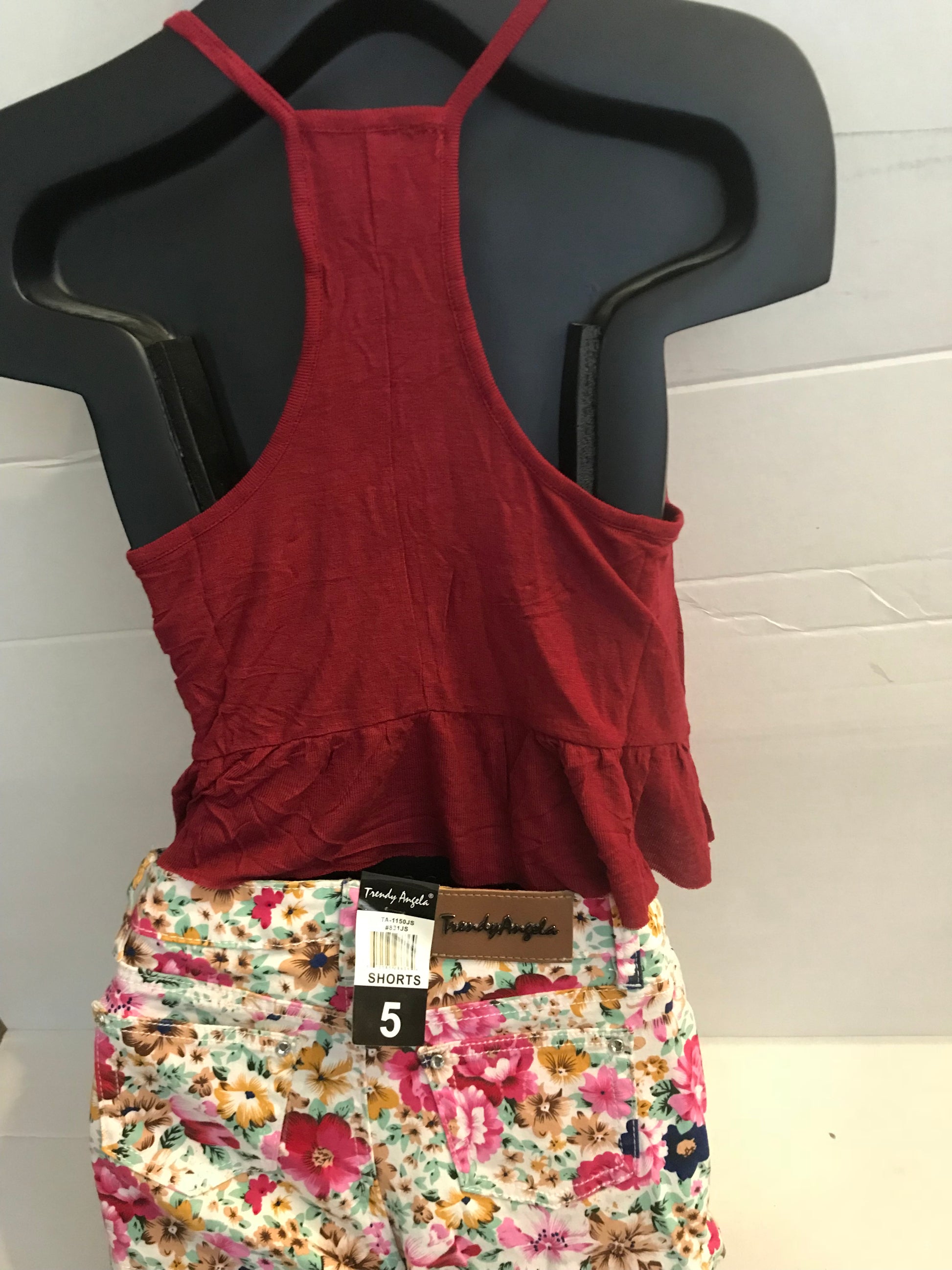 Oboe T Back Crop Tank Top - Meraki B Shop