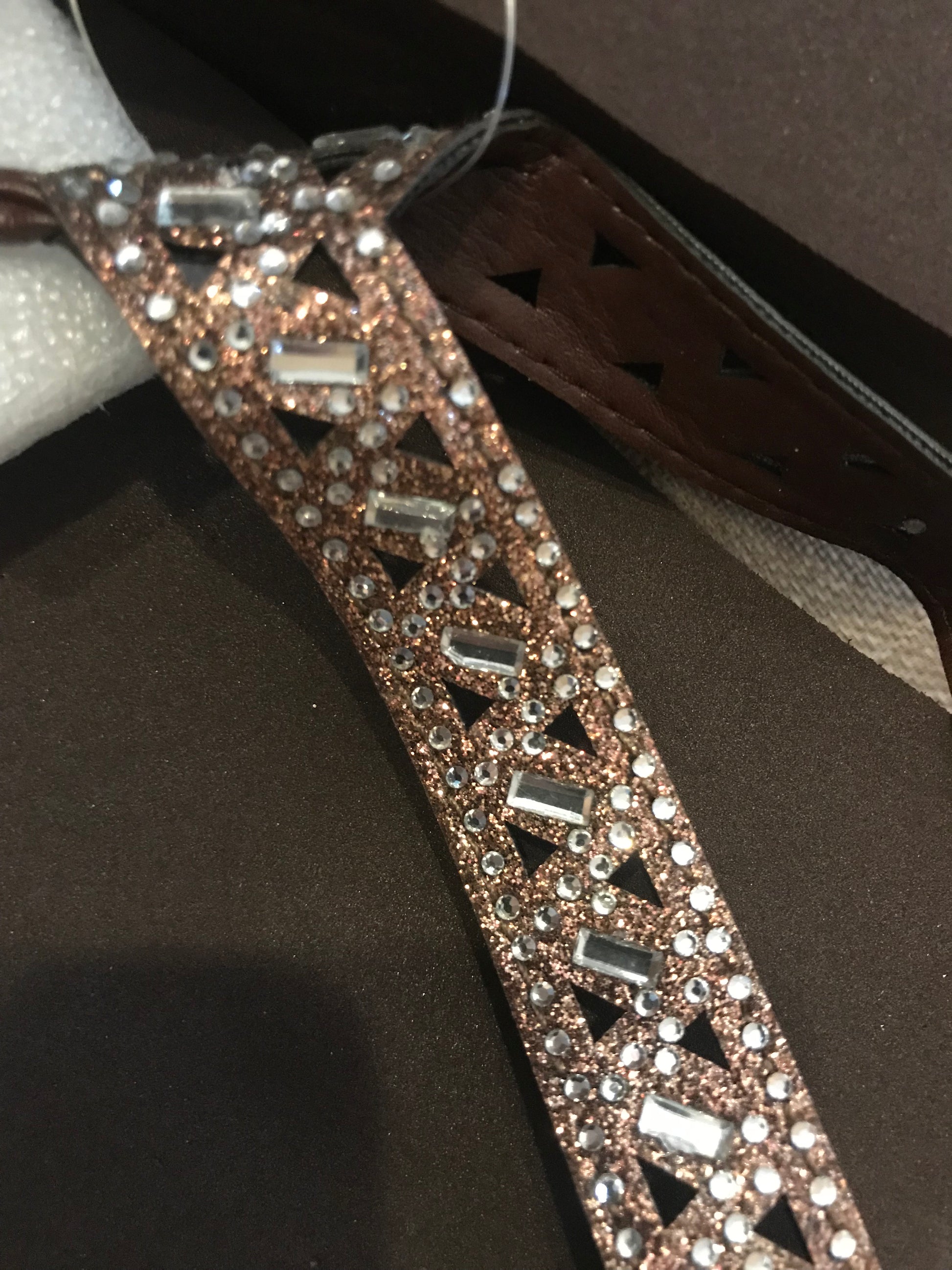 Cammie Rhinestone Cut Out Glitter Wedge Flip Flop - Meraki B Shop